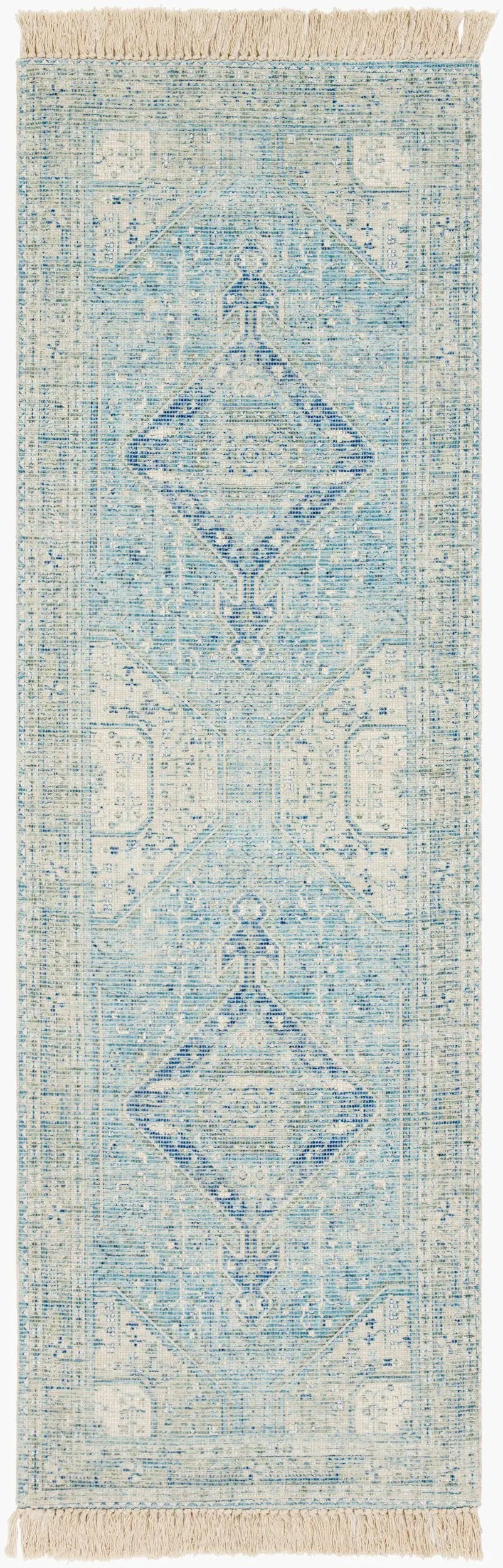 LIVABLISS Zainab ZAI-2304 Aqua Area Rug