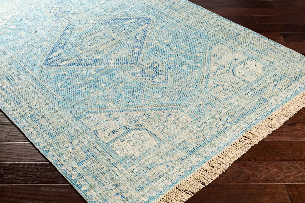 LIVABLISS Zainab ZAI-2304 Aqua Area Rug