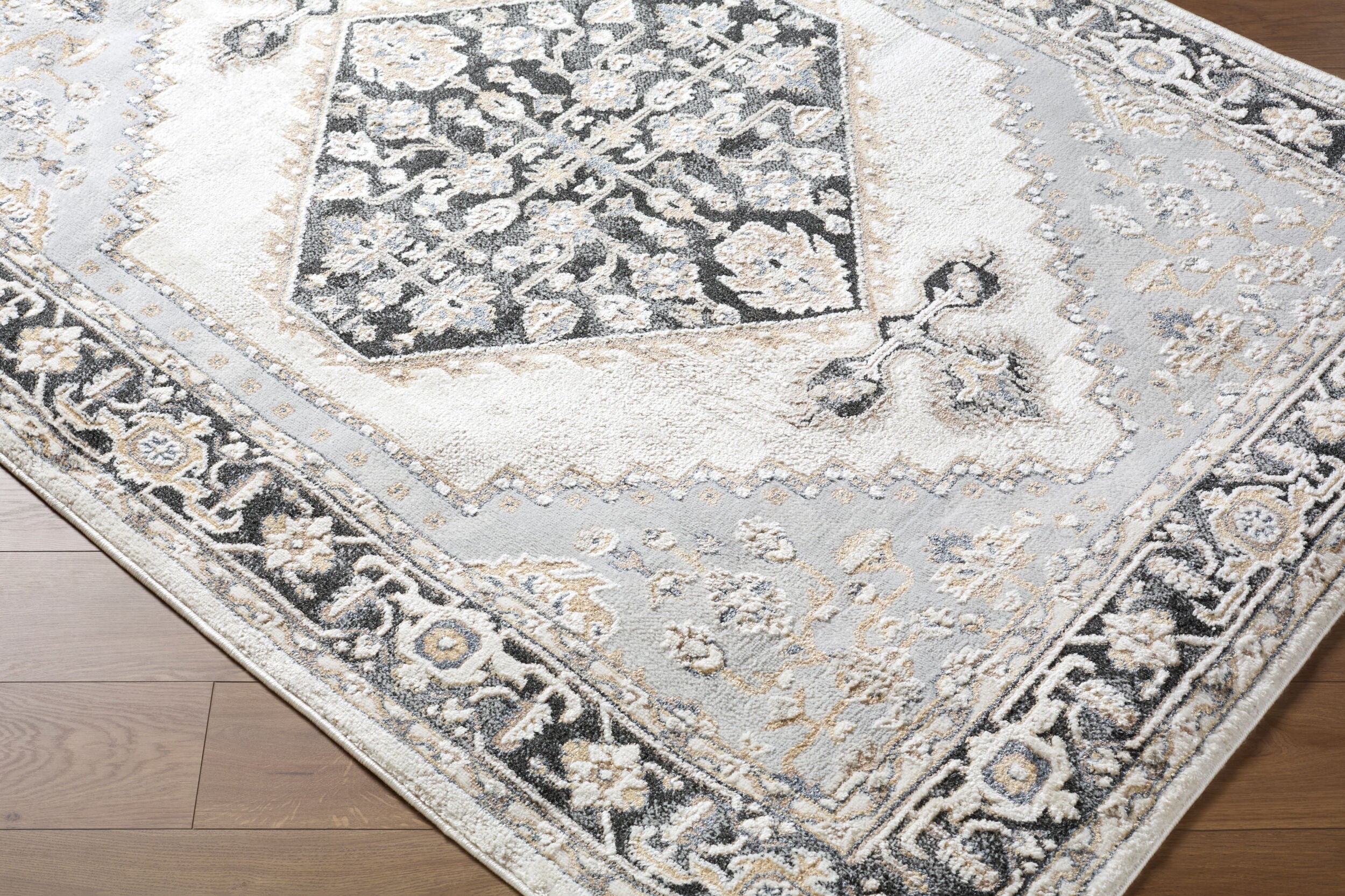 Surya Zidane ZDN-2300 White Area Rug by LIVABLISS