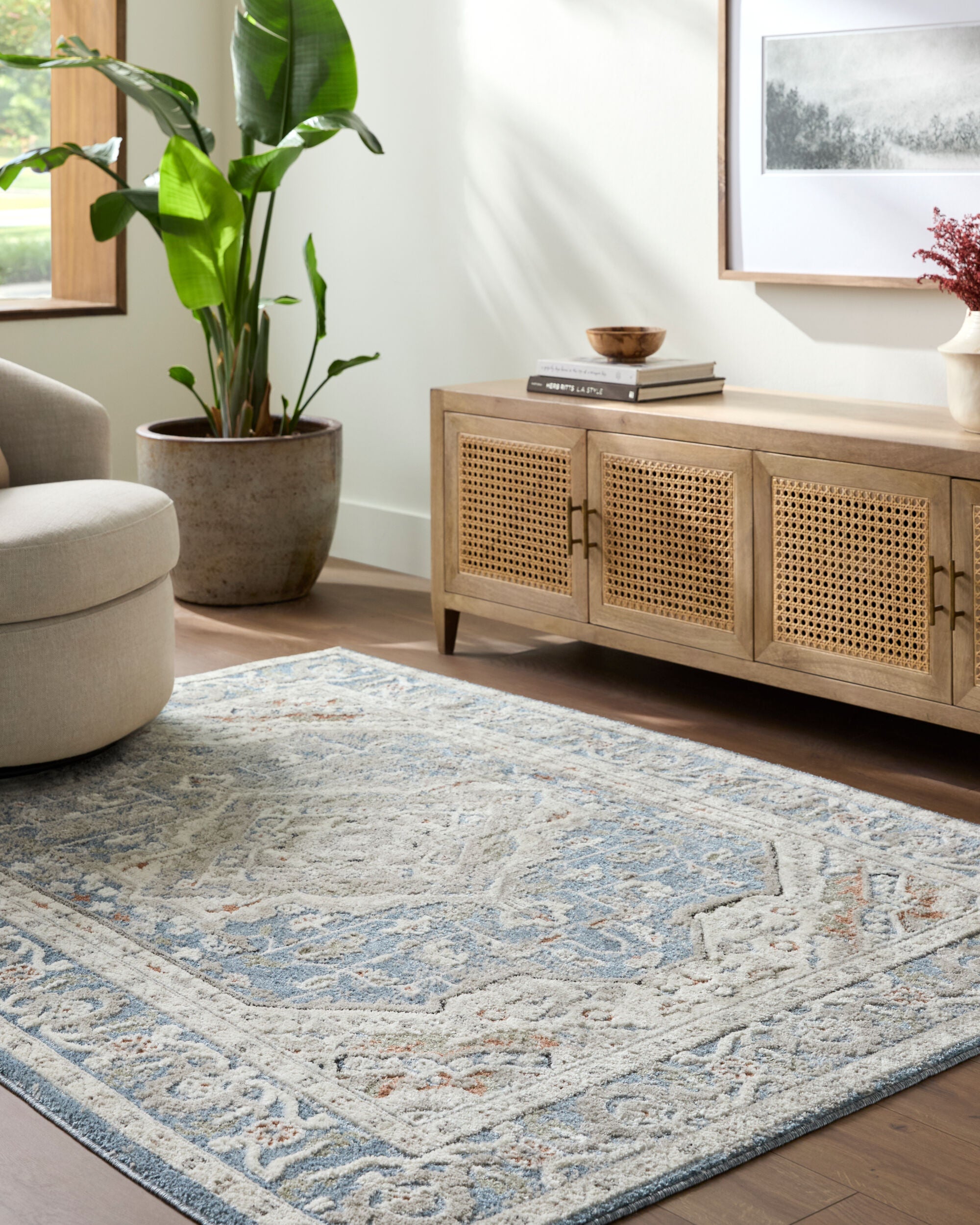Surya Zidane ZDN-2307 Blue Area Rug by LIVABLISS