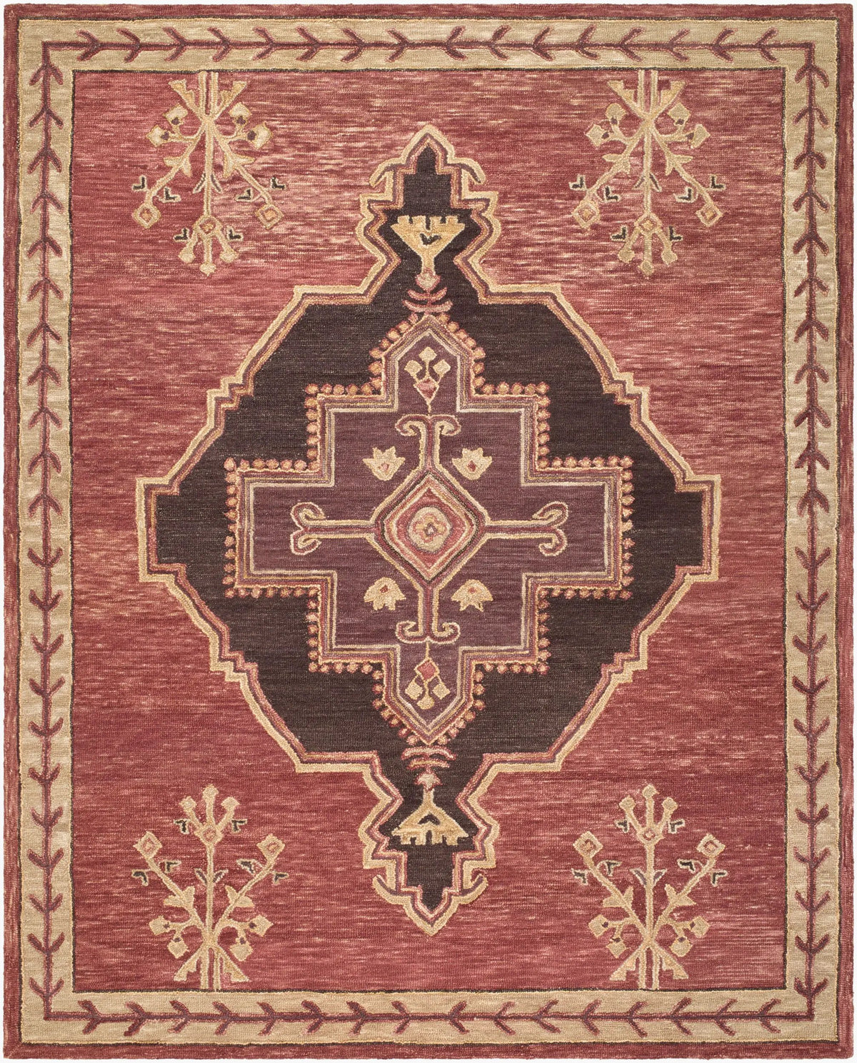 LIVABLISS Ziegler ZIE-2303 Crimson Area Rug