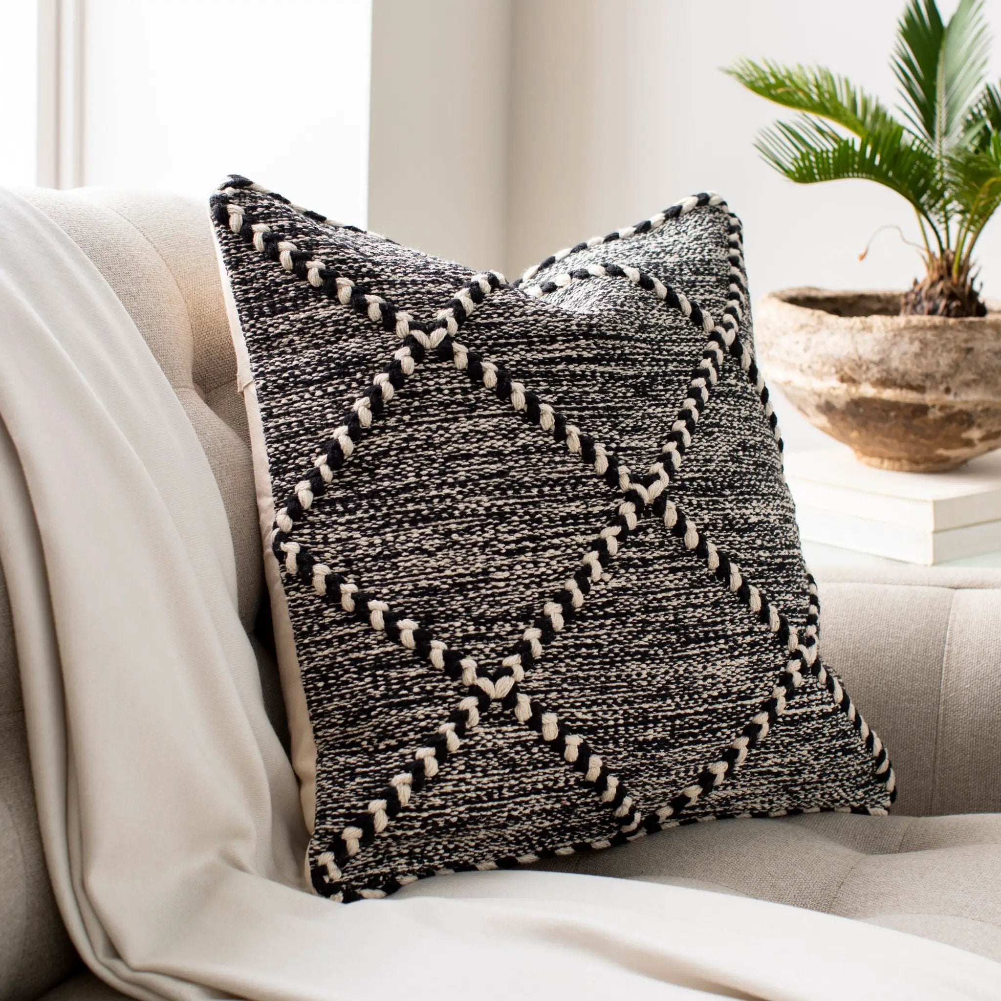 Surya Zanafi ZNF-001 Accent Pillow by LIVABLISS