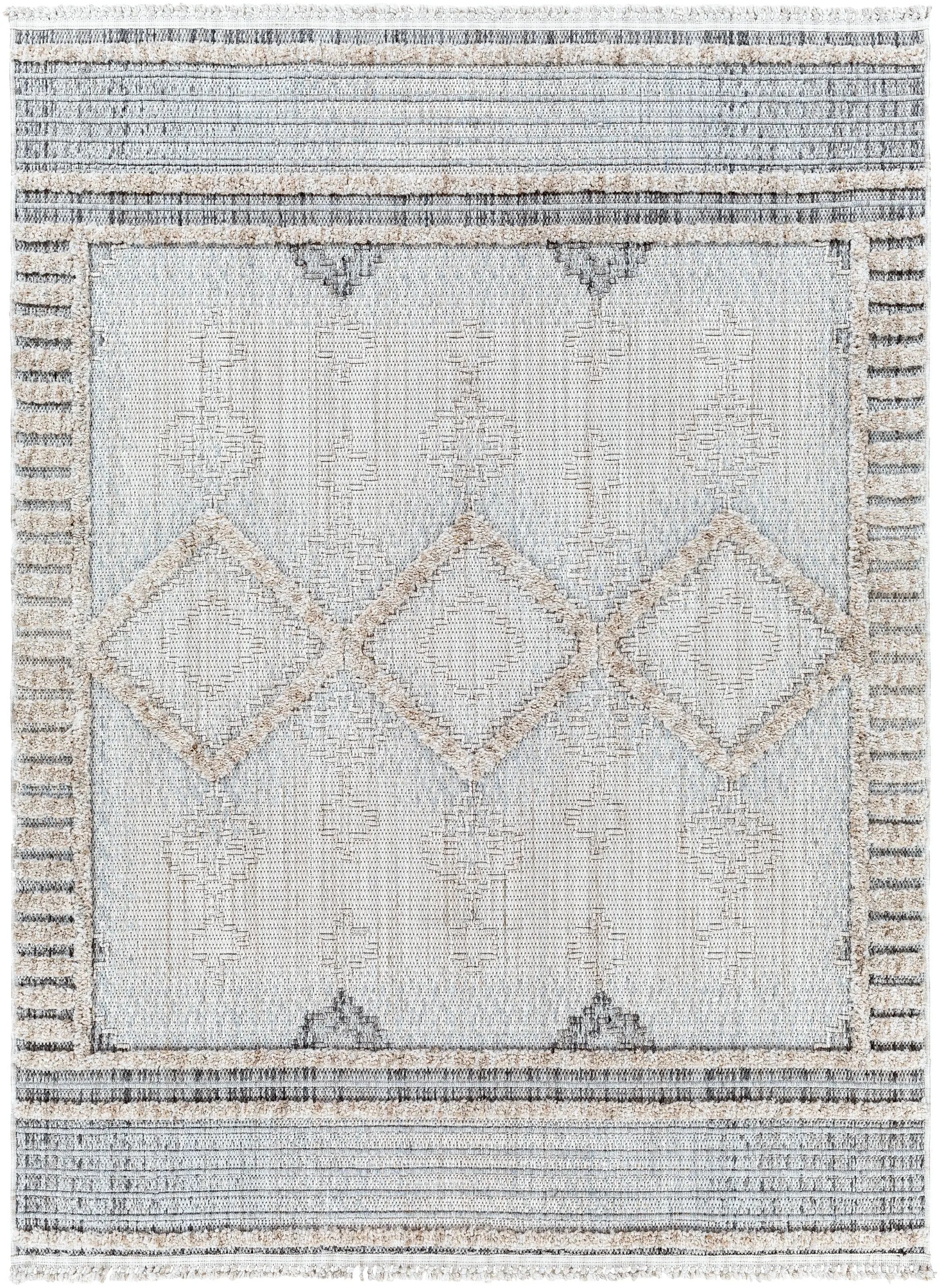 Zaragoza ZRZ-2301 Cream Area Rug by LIVABLISS
