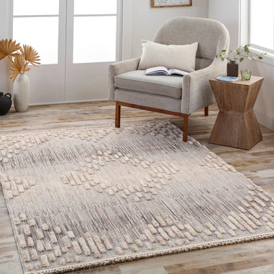 LIVABLISS Zaragoza ZRZ-2303 Medium-Gray Area Rug