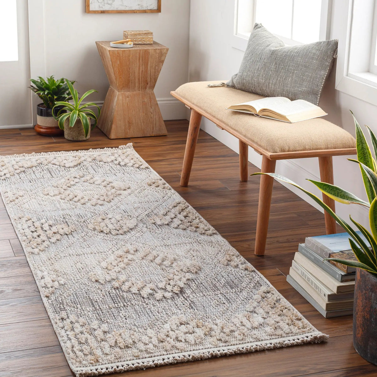 LIVABLISS Zaragoza ZRZ-2303 Medium-Gray Area Rug